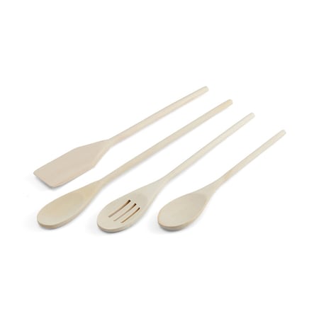 Lifetime Farberware Beige Wood Spoons 5216051